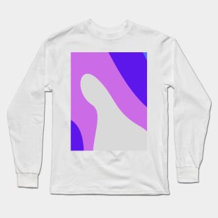 Boho abstract swirl pattern Long Sleeve T-Shirt